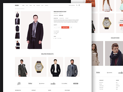 Gaze Creative Multi Concept Psd Template Shop