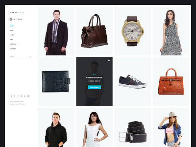 Amadea | Multi-Concept E-commerce Html Template bootstrap creative ecommerce html modern multipurpose responsive shop simple template ui unique
