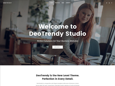 DeoTrendy - Premium Multi-concept HTML5 Template bootstrap clean html minimal modern premium responsive template trendy