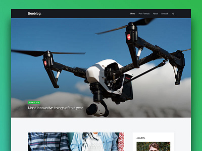 Deoblog Tech Blogging Wordpress Theme
