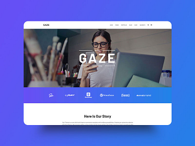 Gaze WordPress Theme ecommerce gaze landing modern multipurpose premium theme wordpress