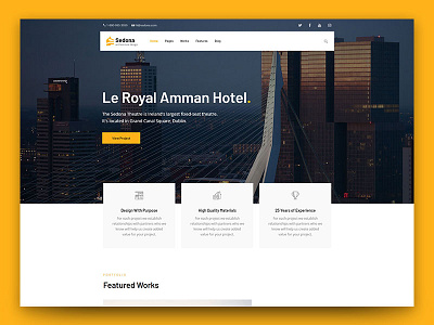 Sedona Architecture HTML Template