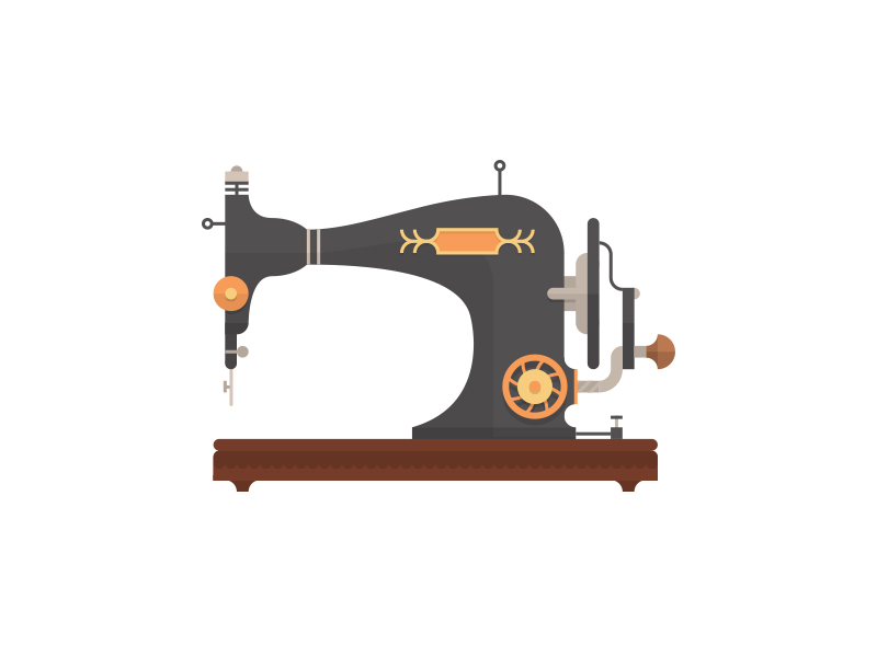 Sewing machine by Daniel Haire on Dribbble