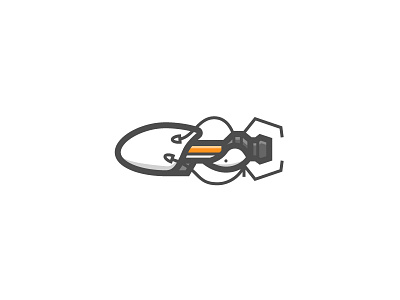 Portal Gun gun icon line portal