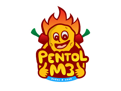 Pentol M3 branding design graphic design illustration logo