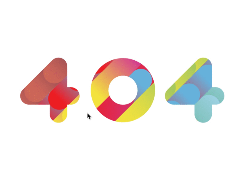 404 Page 404 animation bright colors cartoon flat illustration