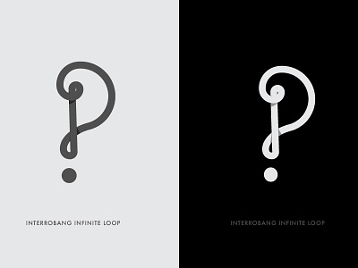 Interrobang - ? + ! = P ! design exclamation mark interrobang logo question mark
