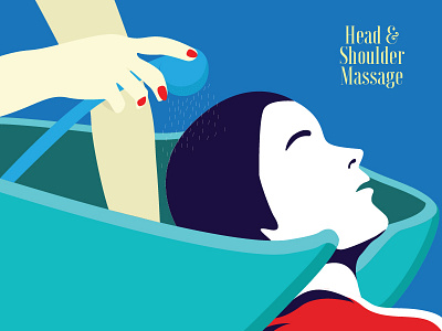 Spa Brochure Illustration brochure design graphic design hyderabad illustration illustrator india massage spa