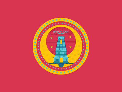 Temple - Vizag art chumbak design hyderabad illustration india temple vizag