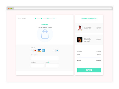 Daily UI : Credit Card Checkout