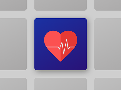 Daily UI : App Icon app icon daily ui daily ui challenge fitness health heart ui