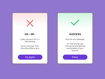 Daily UI : Flash Message