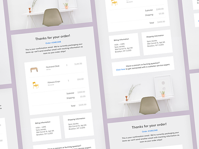 Daily UI : Email Receipt daily ui email email receipt interface order purchase ui