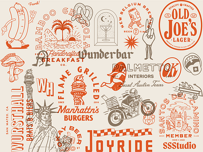 Here's to an epic 2021! beer branding collage design food identity illustration logo pattern restaurant