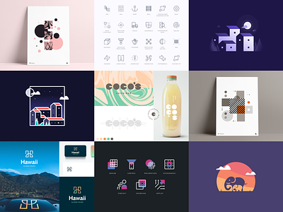 Top 9 Shots of 2020 9 abstract agrib best9 branding design freelance freelance designer freelancer geometric gradient icon design illustration logo negative space shots top 9 top9 vector