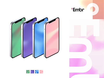Embr Wavy App Backgrounds agrib app app background app screen background backgrounds blurred cooling device embr embr labs flowing heating pink purple green blue relief soothing vector wave waves wavy