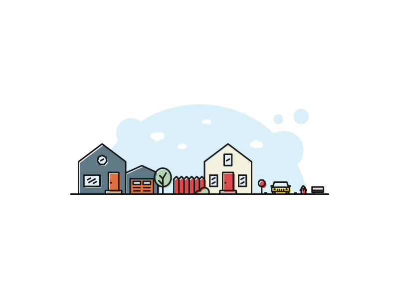 Friendly Neighborhood by Anthony Gribben on Dribbble