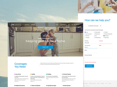 Insurance Agency Website Design