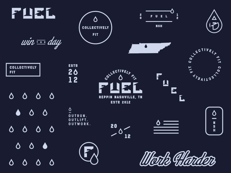 Fuel Brand Exploration by Anthony Gribben on Dribbble