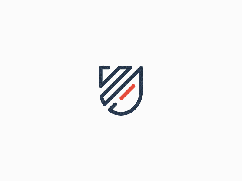 Shield Brand Mark agrib abstract branding illustration movement motion animation insurance coverage mark logo shield