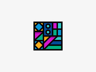 Abstract Shapes Composition - Part 2 abstract colorful colors composition illustration logo mark shapes square style symbol