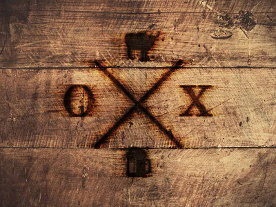 OX Branding badge beer brewery burned dining food icon logo ox restaurant seal wood