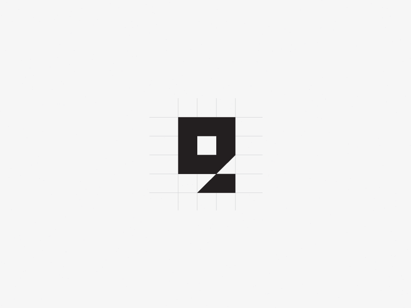 Abstract lowercase e