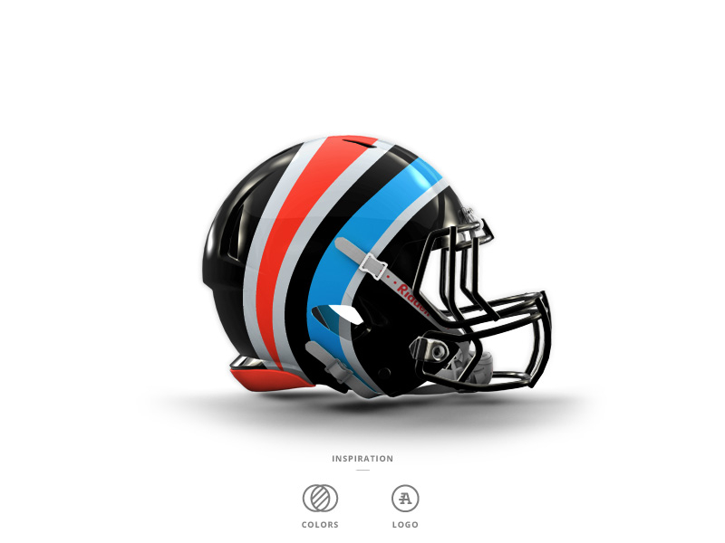 broncos football helmet template