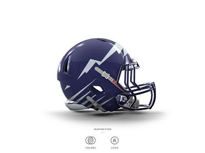 Rockies Football Helmet 14 of 30