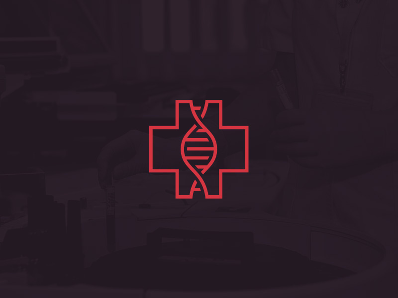 DNA Medical Logo II dr doctor branding strand medicine logo simple clean line hospital medical dna