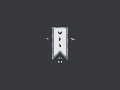 West Park Square pt. II badge banner branding crest design established icon lockup logo typography vertical years
