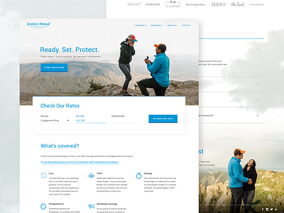 Engagement Landing Page