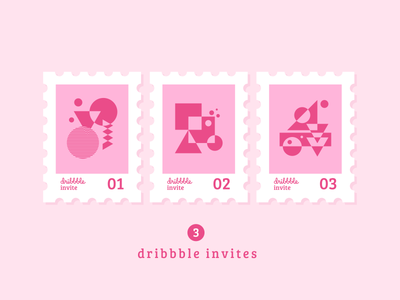 3x Dribbble Invites