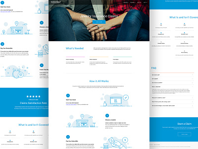 Claims Landing Page