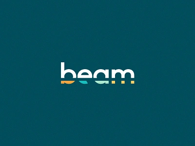 Beam Unused Logo beam branding bright clean colorful identity light logo sun sunlight vibrant wordmark