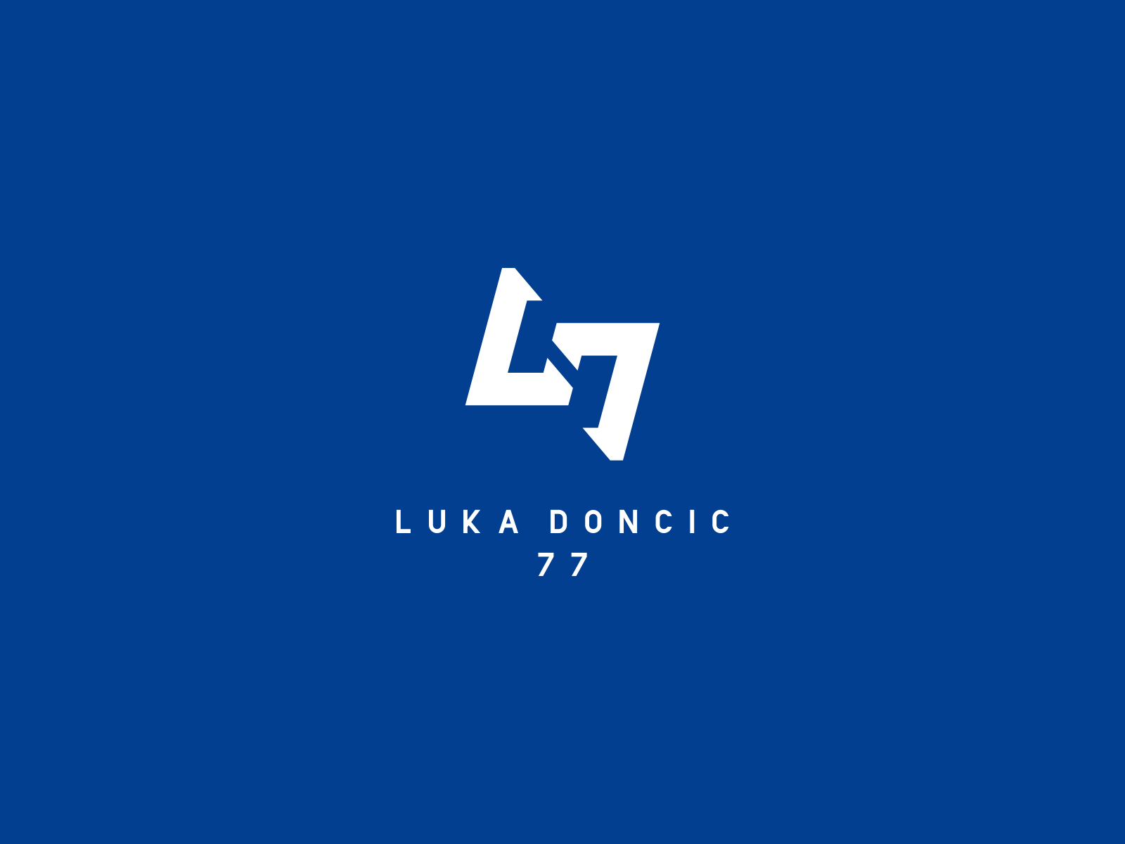 Luka Doncic 77 Logo by Anthony Gribben on Dribbble