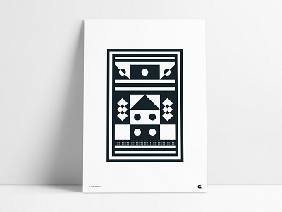 Geometric Abstract Pattern Poster