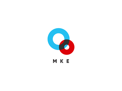 Oo Mke Simplified Responsive Logo 0 00 agrib blue branding circles circular logo logomark mark mke o oo overlapping red responsive responsive branding responsive logo retro throwback