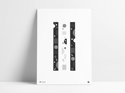 Poster 36 - Geometric Abstract Bars