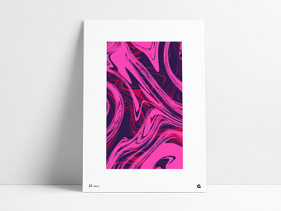 Poster 37 - Pink & Purple Abstract Liquid abstract abstract art agrib anthony bright colorful liquid mesh pink pop pop art poster poster art print purple red retro unique vintage wall art