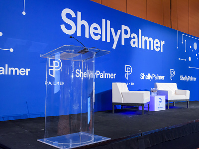 Shelly Palmer CES Vegas 2019 agrib backdrop booth design ces consumer electronics show convention center design electronics las vegas palmer palmer group print printed material shelly shelly palmer show technology trade show tradeshow vegas