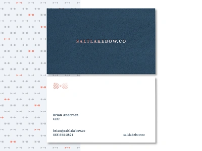 Salt Lake Bow pt III agrib anthony gribben biz card bizcard bow tie bow tie bowtie branding business card business card design classy classy business card clean clean business card elegant elegant business card print print and pattern salt lake bow salt lake city