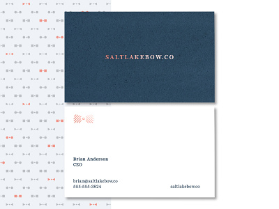 Salt Lake Bow pt III agrib anthony gribben biz card bizcard bow tie bow tie bowtie branding business card business card design classy classy business card clean clean business card elegant elegant business card print print and pattern salt lake bow salt lake city