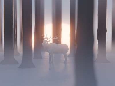 Elk 3d blender3d digitalart