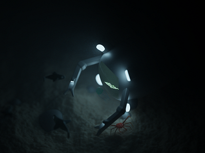 Submarine 3d blender3d deep sea digitalart ocean submarine