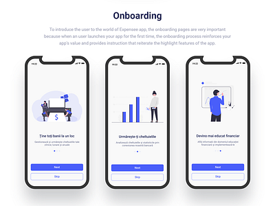 Financial Management App Onboarding | Expensee