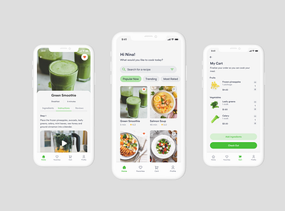 Freshly Dropped | Recipes and Groceries App adobexd figma food delivery food delivery app food mobile app freshly dropped groceries app mobile app mobile app design recipe app ui user experience user interface ux