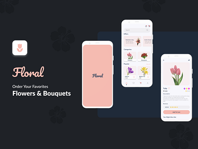 Floral App Design