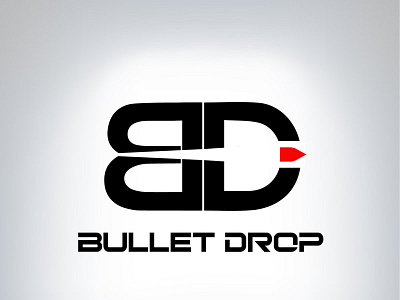 Bullet Drop Logo branding graphic design illustrator logo vector