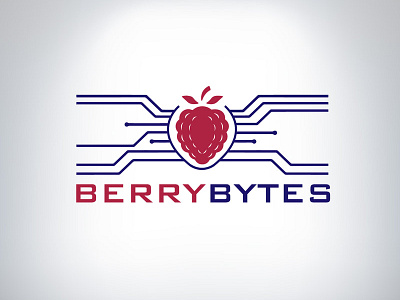 Berry Bytes Logo branding graphic design illustrator logo ui vector